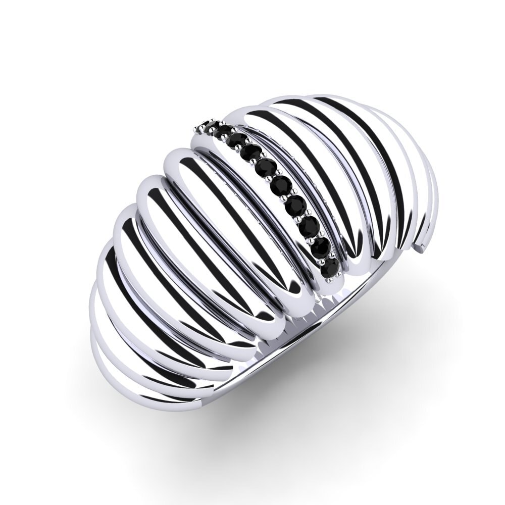 Schwarzer Diamant Ring Campione