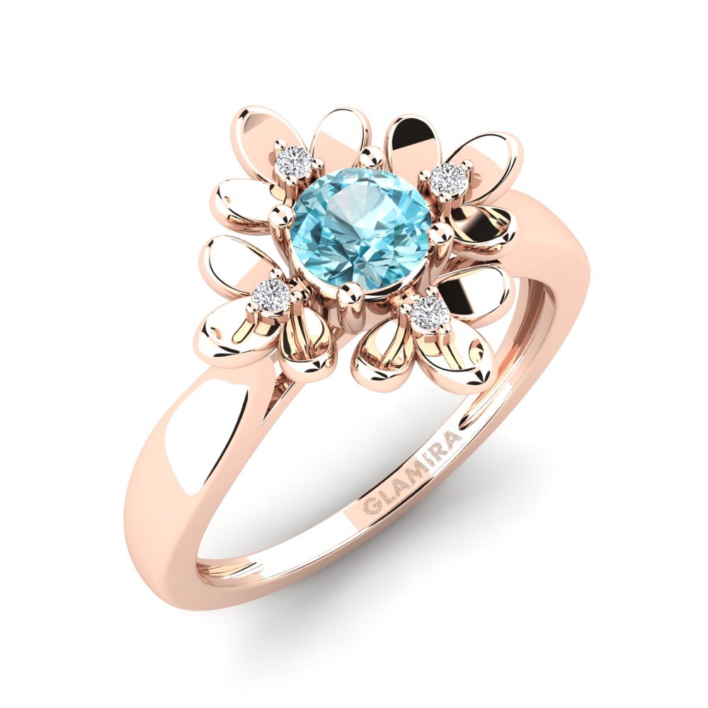 Blue Zircon Ring Ireheta