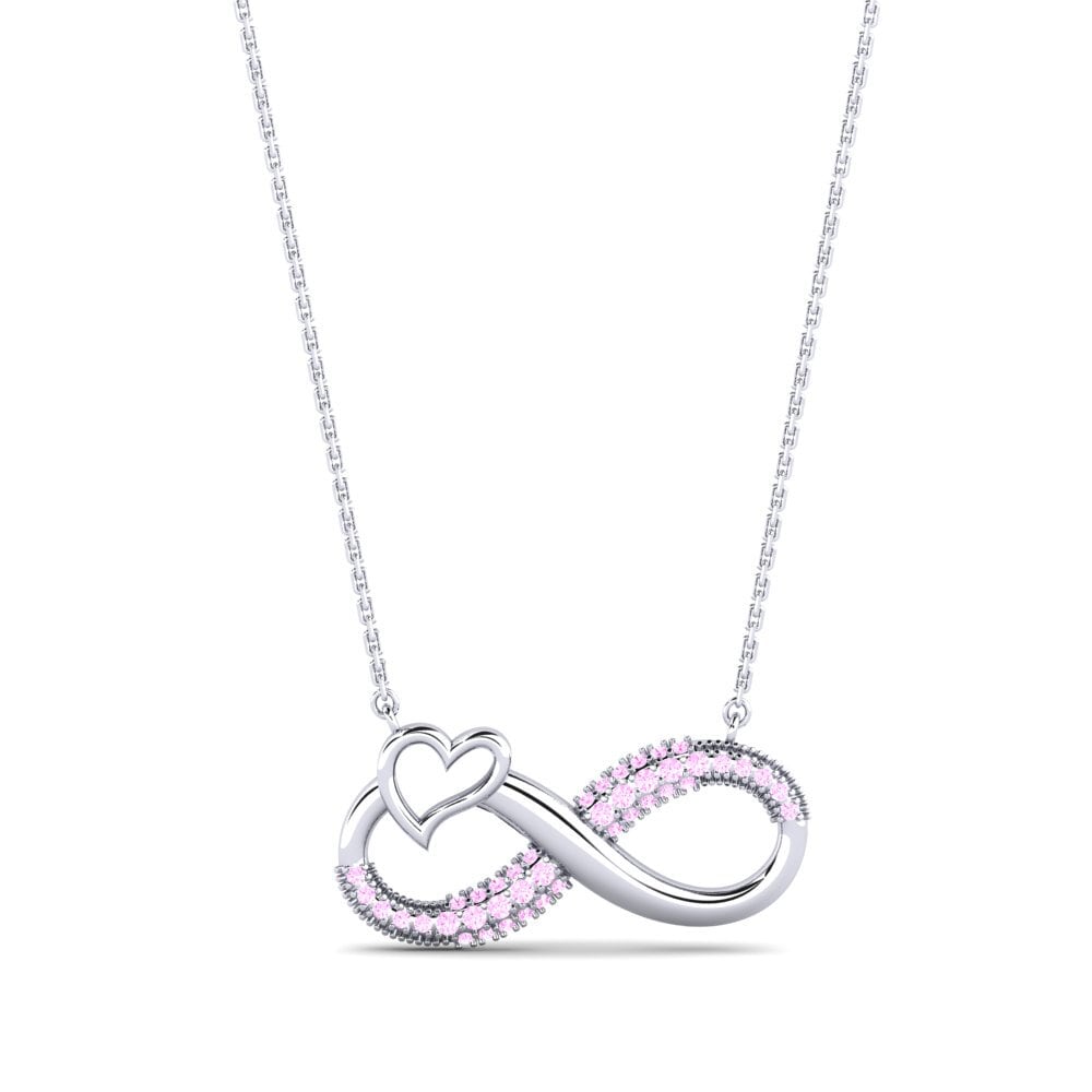 Zafiro Rosado Collar de Mujer Amara