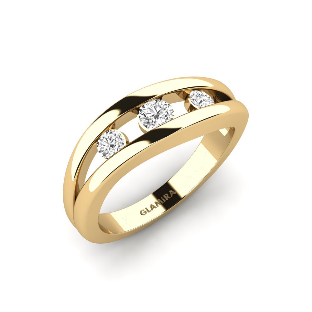 White sapphire Engagement Ring Anastasia