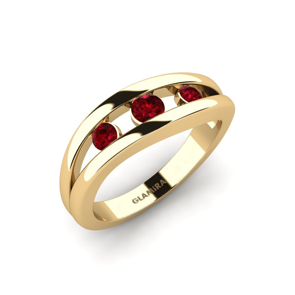Rubis Bague de fiançailles Anastasia