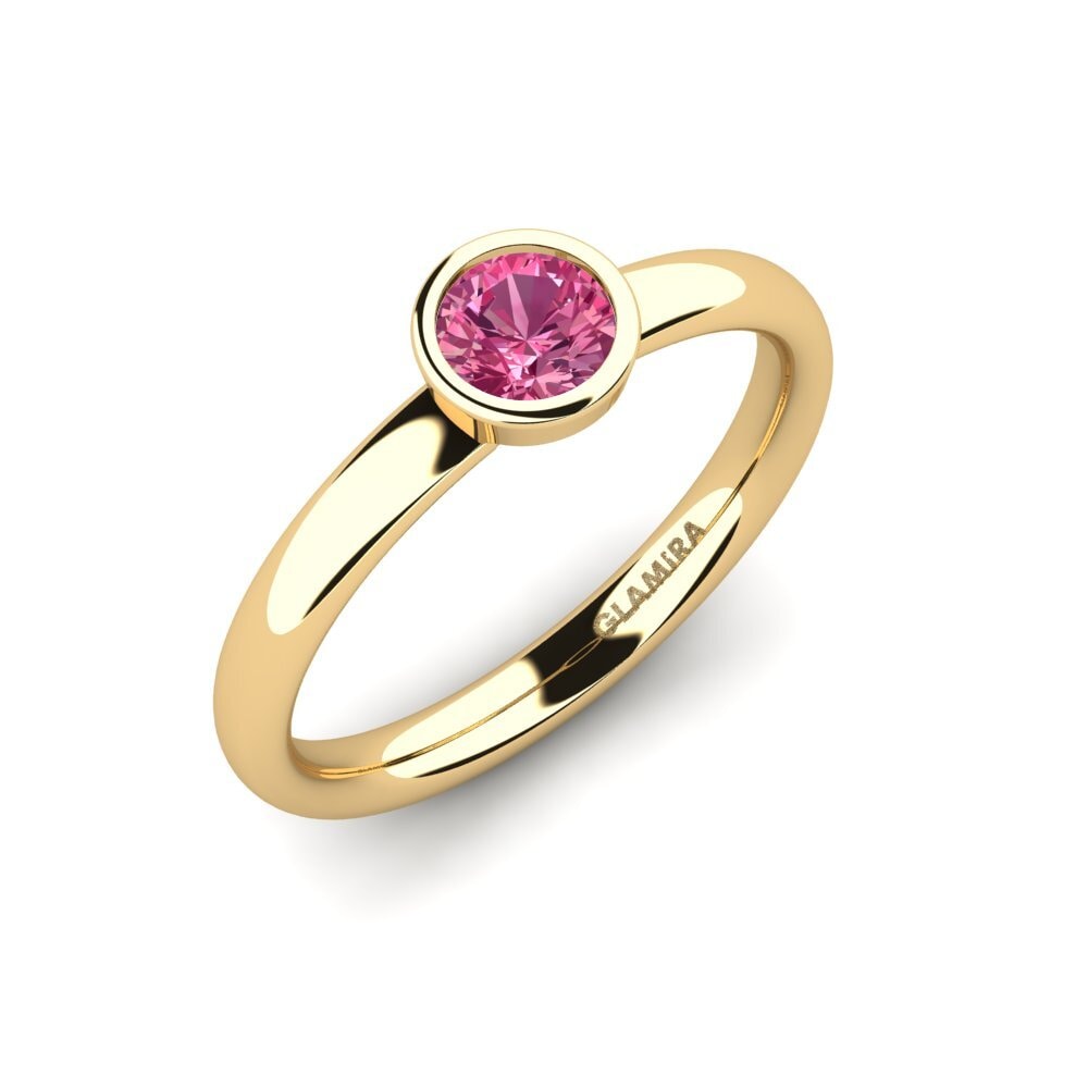 Pink Tourmaline Bridal Set True Love Ring A