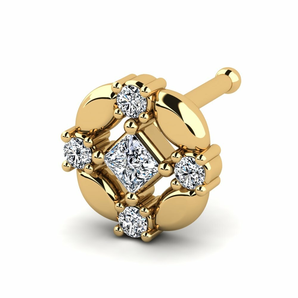 9K Geel Goud Neus Pin Mincaur