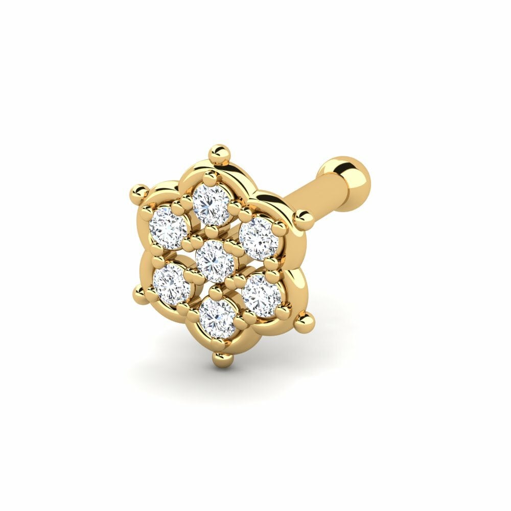 9K Geel Goud Neus Pin Mishna