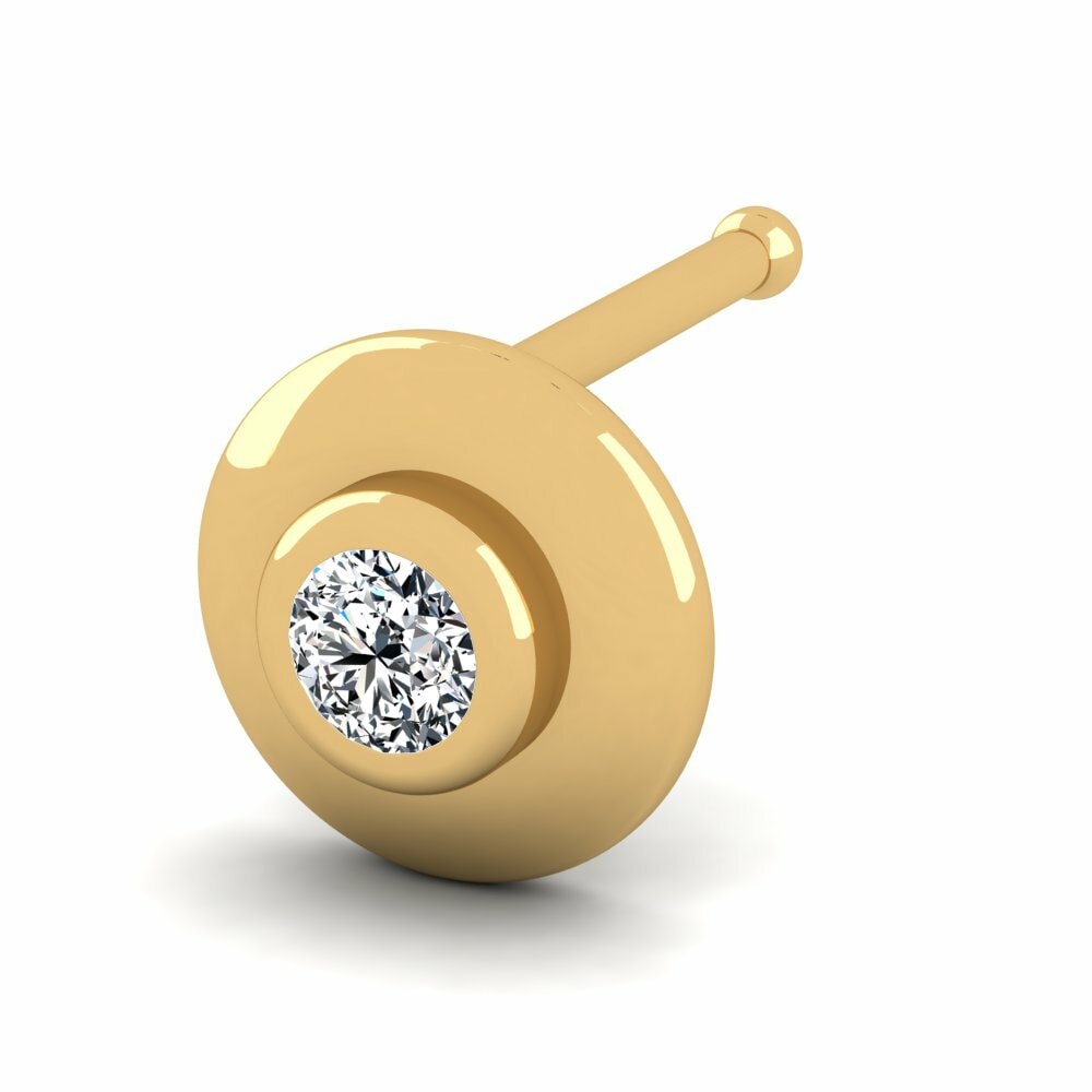 9K Geel Goud Neus Pin Mprato
