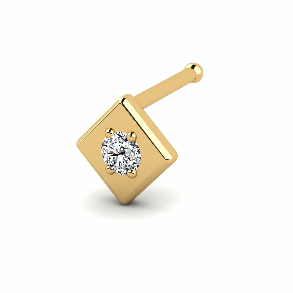 9K Geel Goud Neus Pin Nataliene