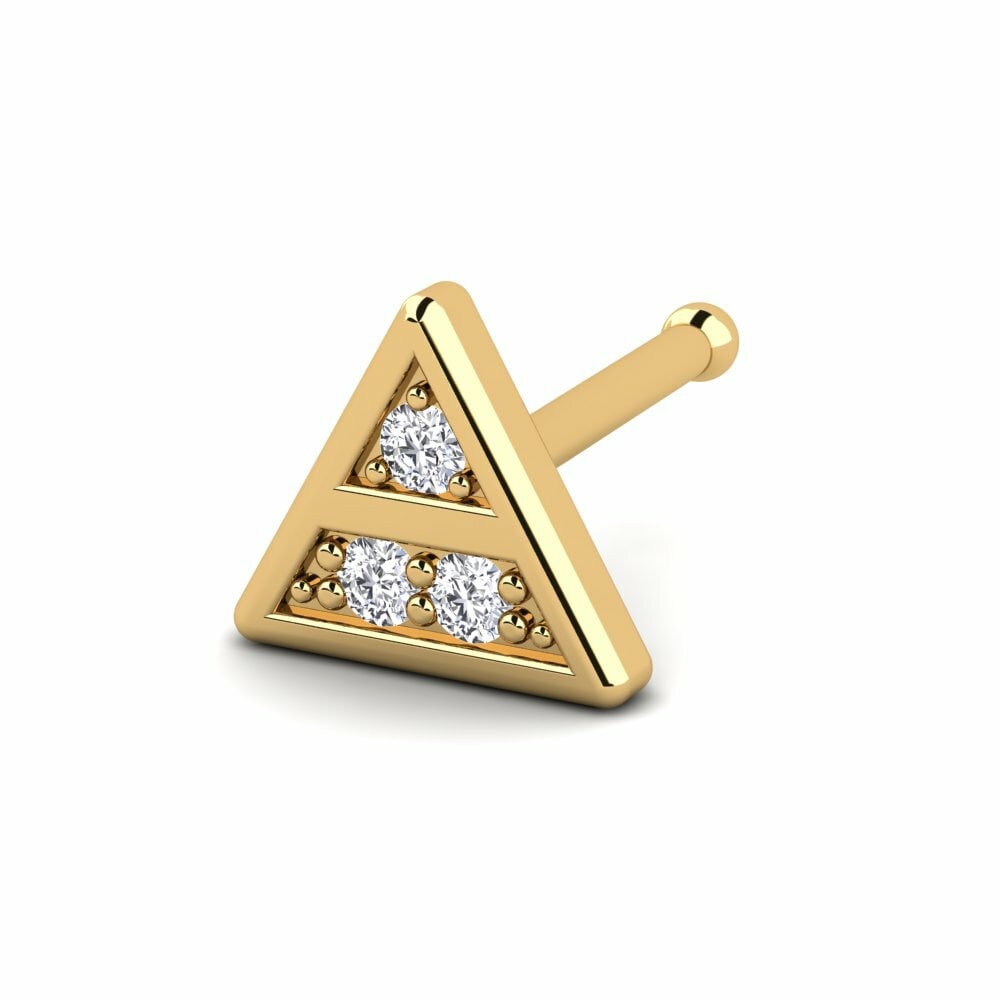 Piercing Naso Pallina ø 2mm in Oro Giallo 18 Carati - Diversa Piercing Piercing Naso Pallina ø 2mm in Oro Giallo 18 Carati - Diversa Piercing