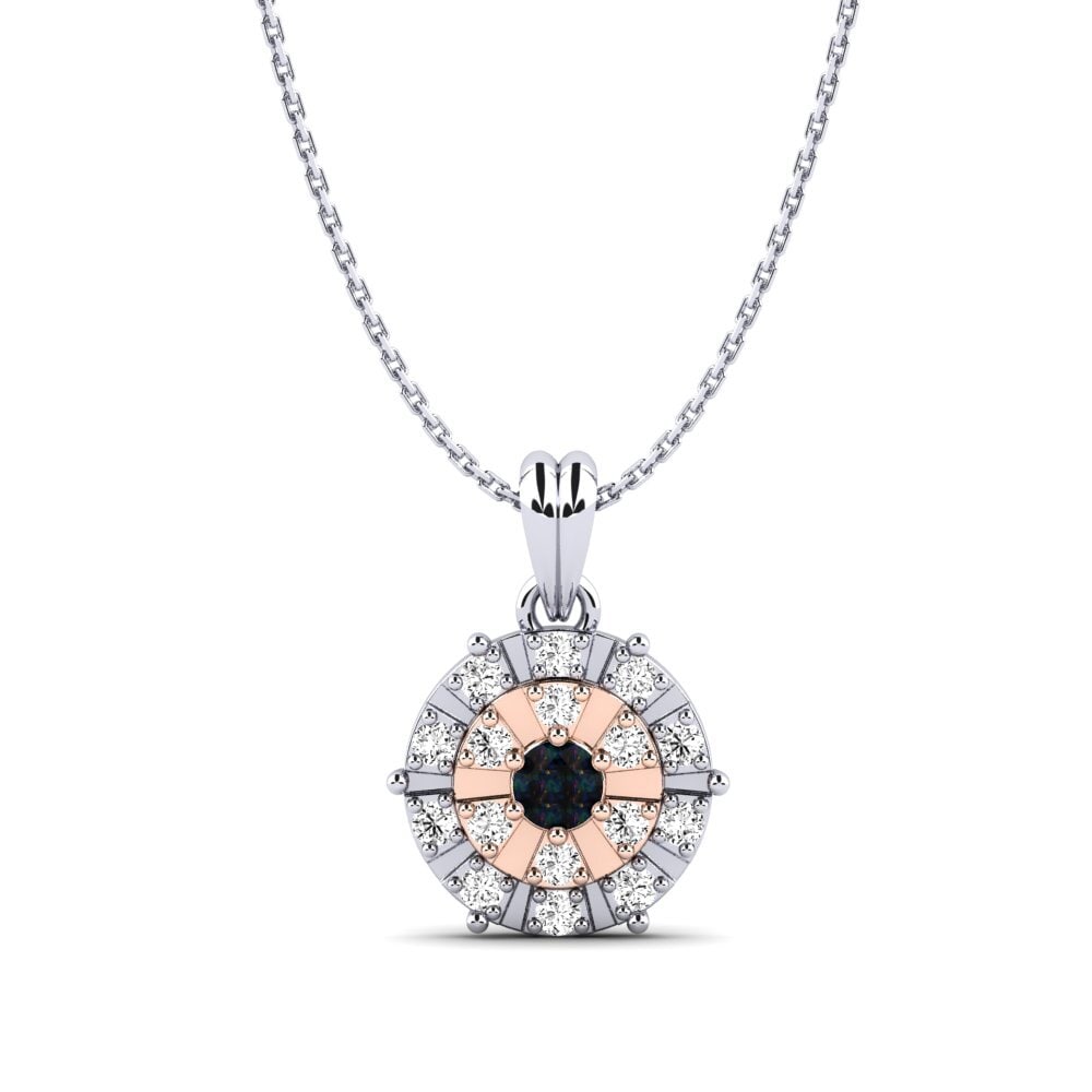 Opalo Negro Colgante de Mujer Myra