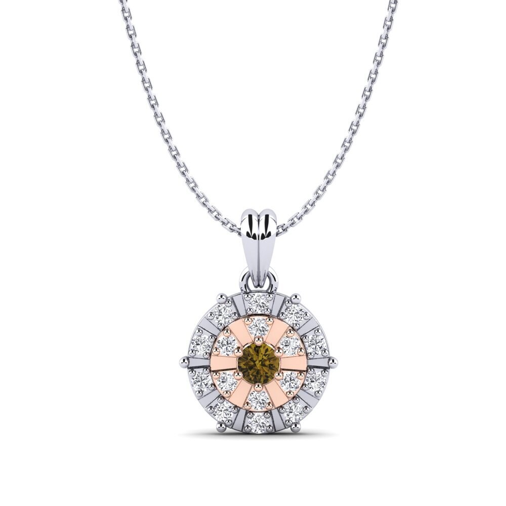 Brown Zircon Women's Pendant Myra
