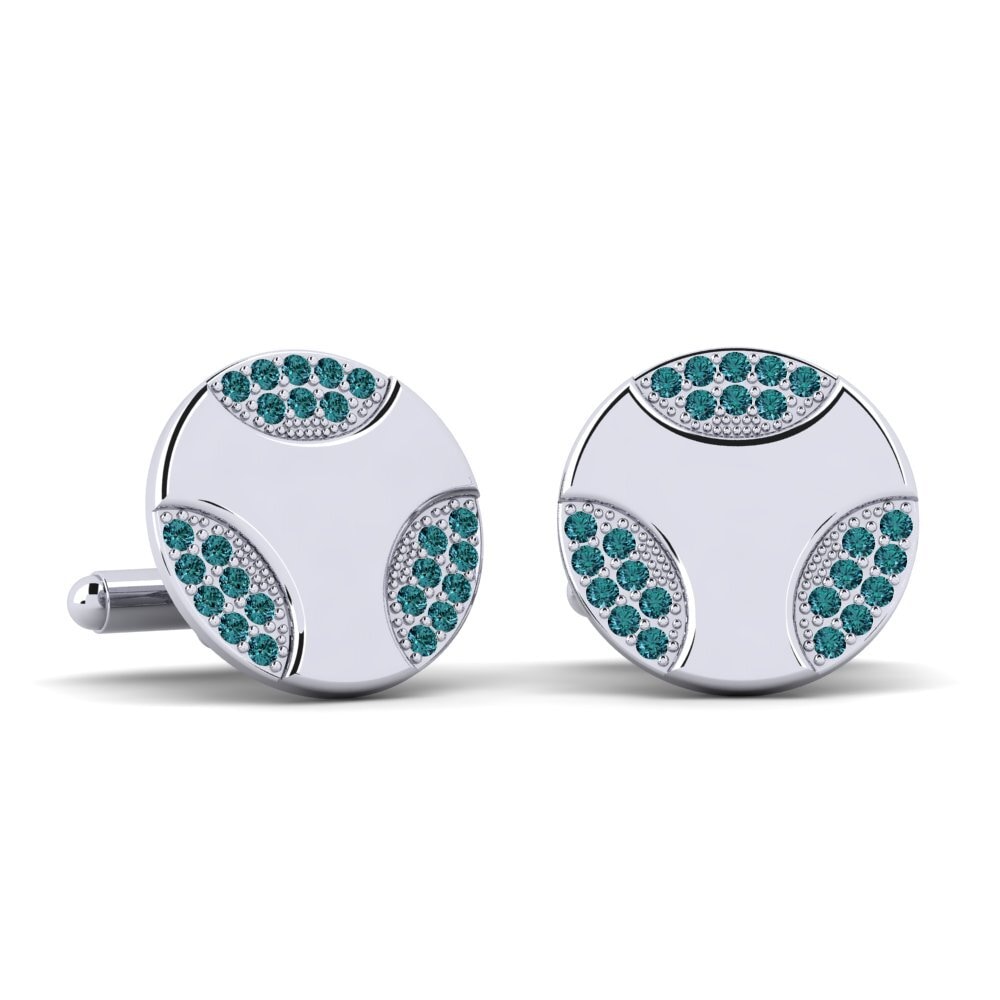 Blue Diamond Cufflink Comdg