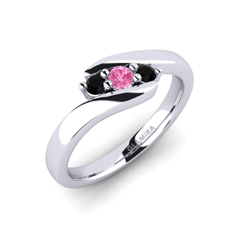Zafiro Rosado Anillo de compromiso Helios