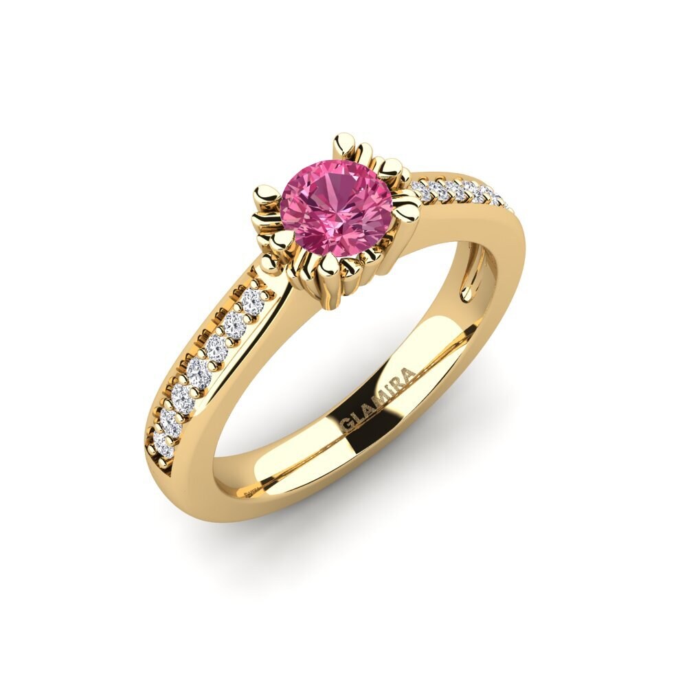 Pink Tourmaline Bridal Set Snazy Ring A