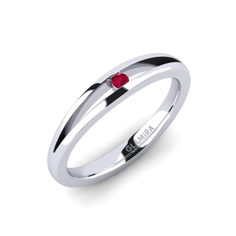 Ruby Engagement Ring Jessica 0.03 crt