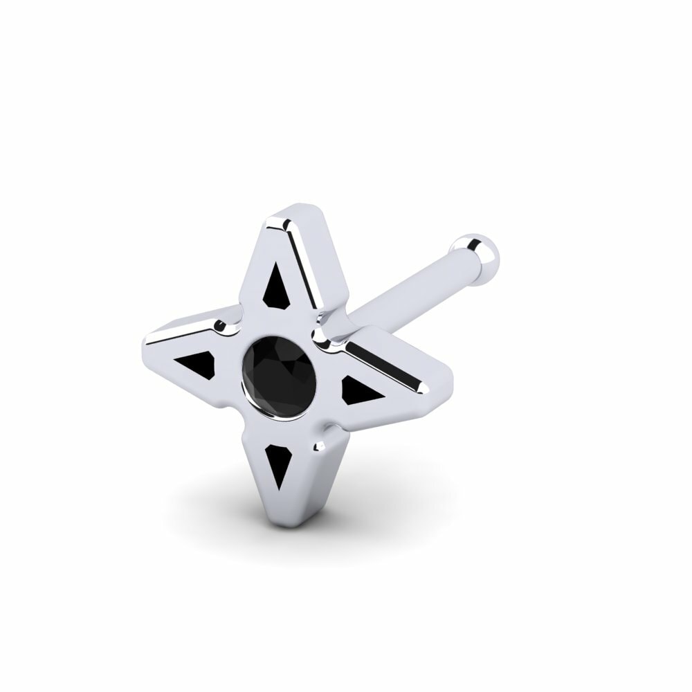 Saphir noir Piercing Nez Acicula