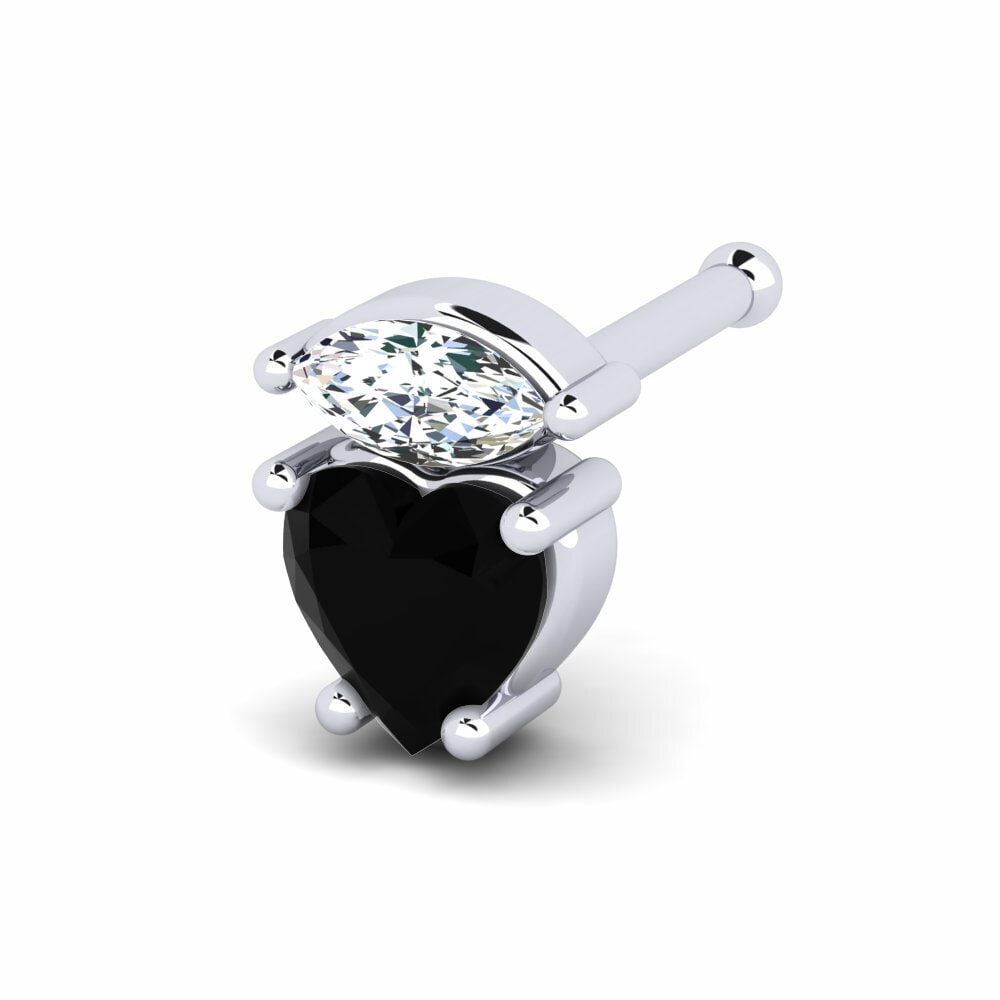 Saphir noir Piercing Nez Adit