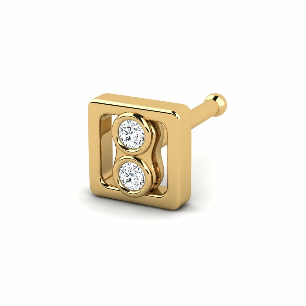 9K Geel Goud Neus Pin Sheelah