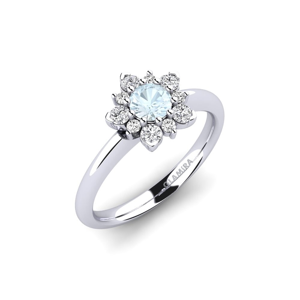 Aquamarine Engagement Ring Tibelda