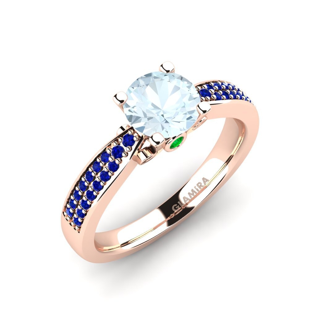 14ct Rose Gold Engagement Ring Donielle 1.0 crt