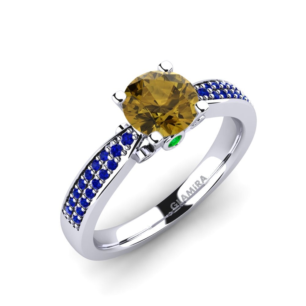 Brown Zircon Engagement Ring Donielle 1.0 crt