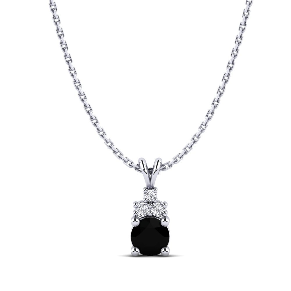 Zafiro negro Colgante de Mujer Adara