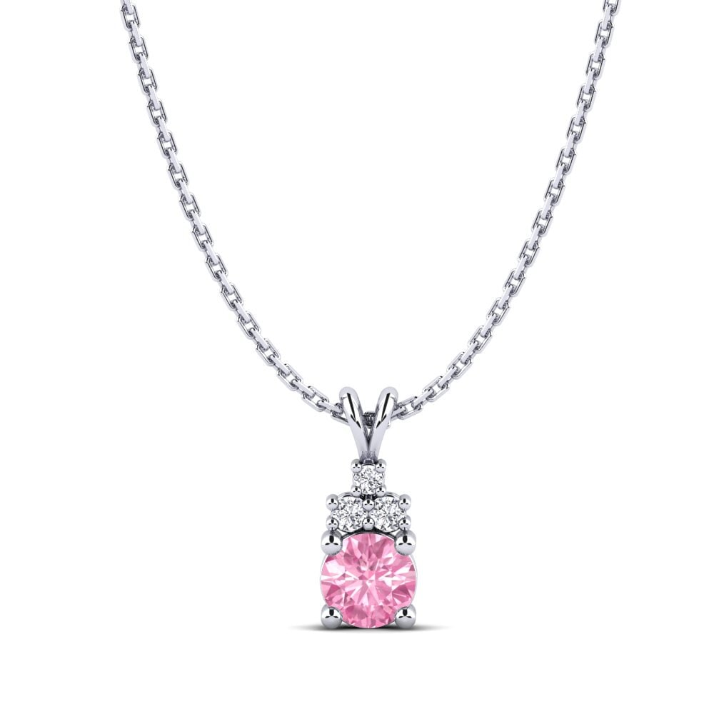 Pink Sapphire Women's Pendant Adara