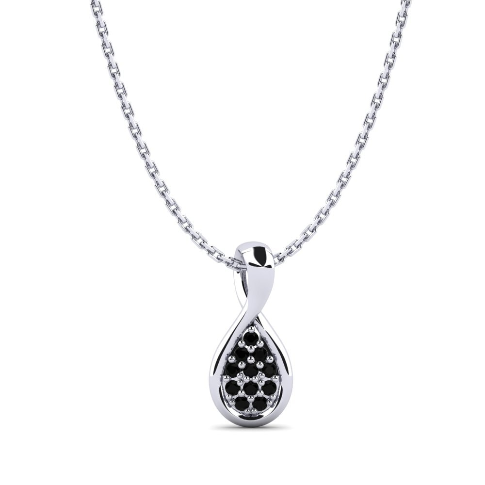 Colares Moda Safira negra