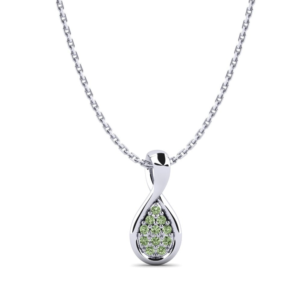 COLGANTES Diamante Verde Moderno