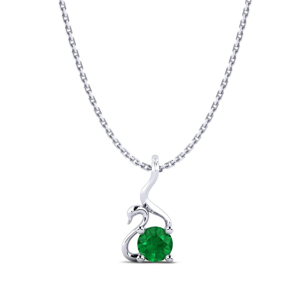 Emerald (Lab Created) Women's Pendant Arlinda