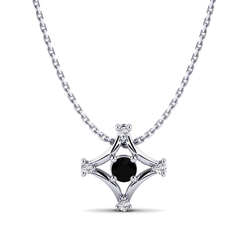 Zafiro negro Colgante de Mujer Helga