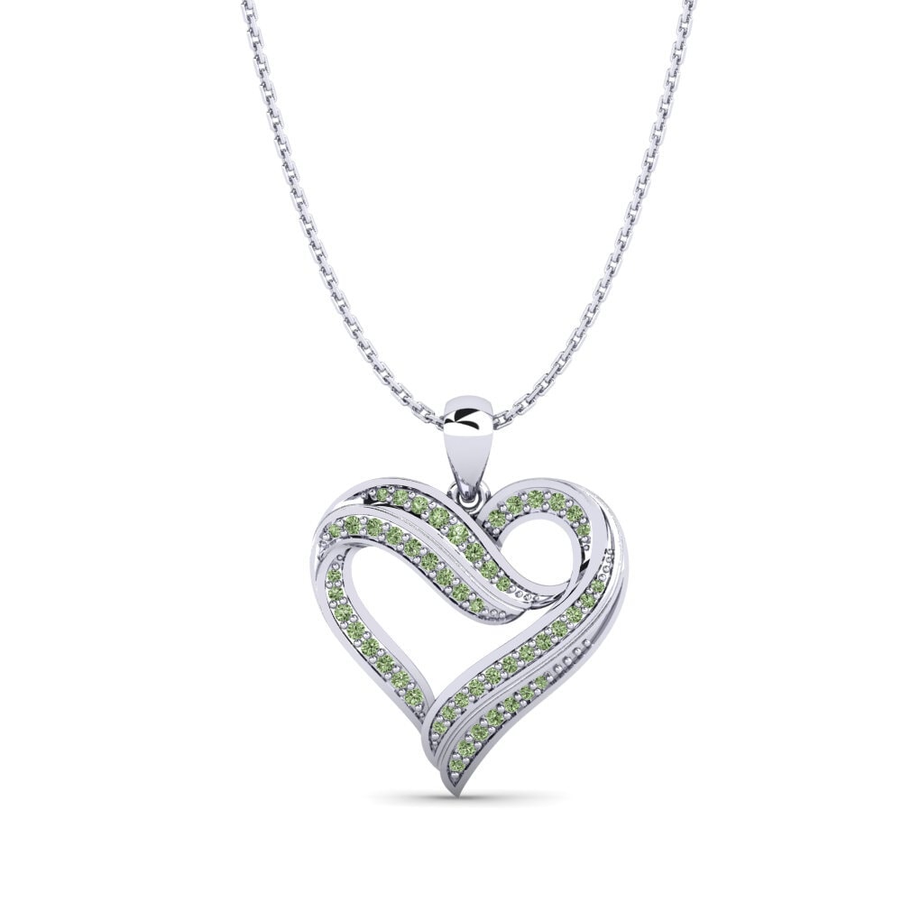 Diamant Vert Pendentif pour femme Inge