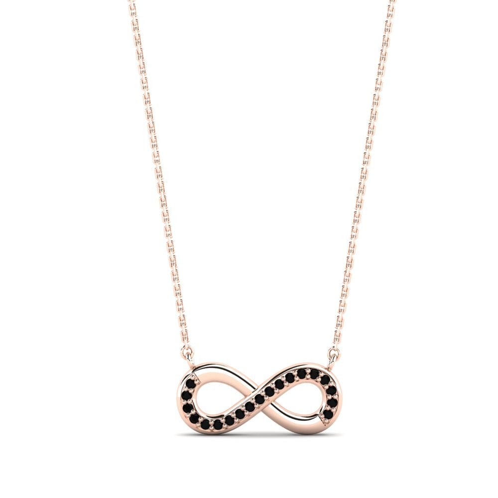 Ónix Negro Collar de Mujer Longina