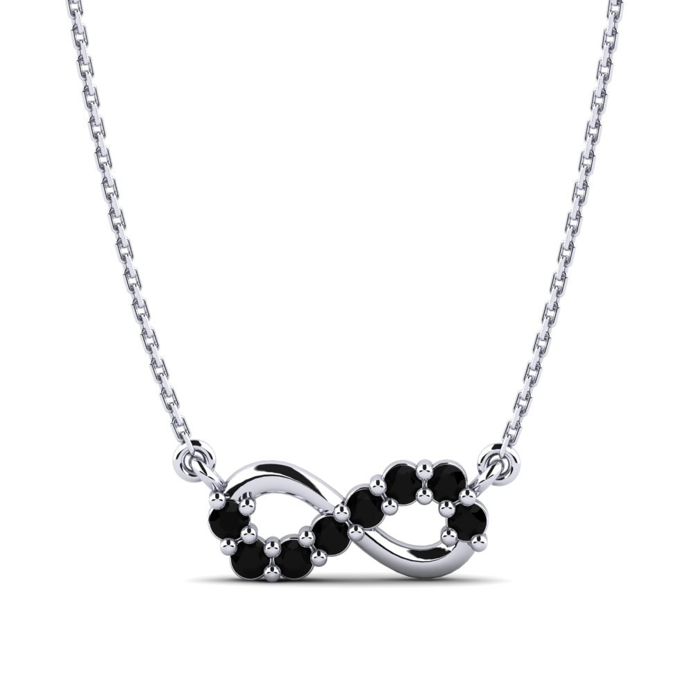 Ónix Negro Collar de Mujer Serafina