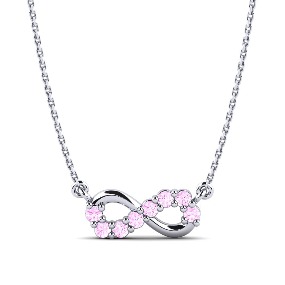 Zafiro Rosado Collar de Mujer Serafina