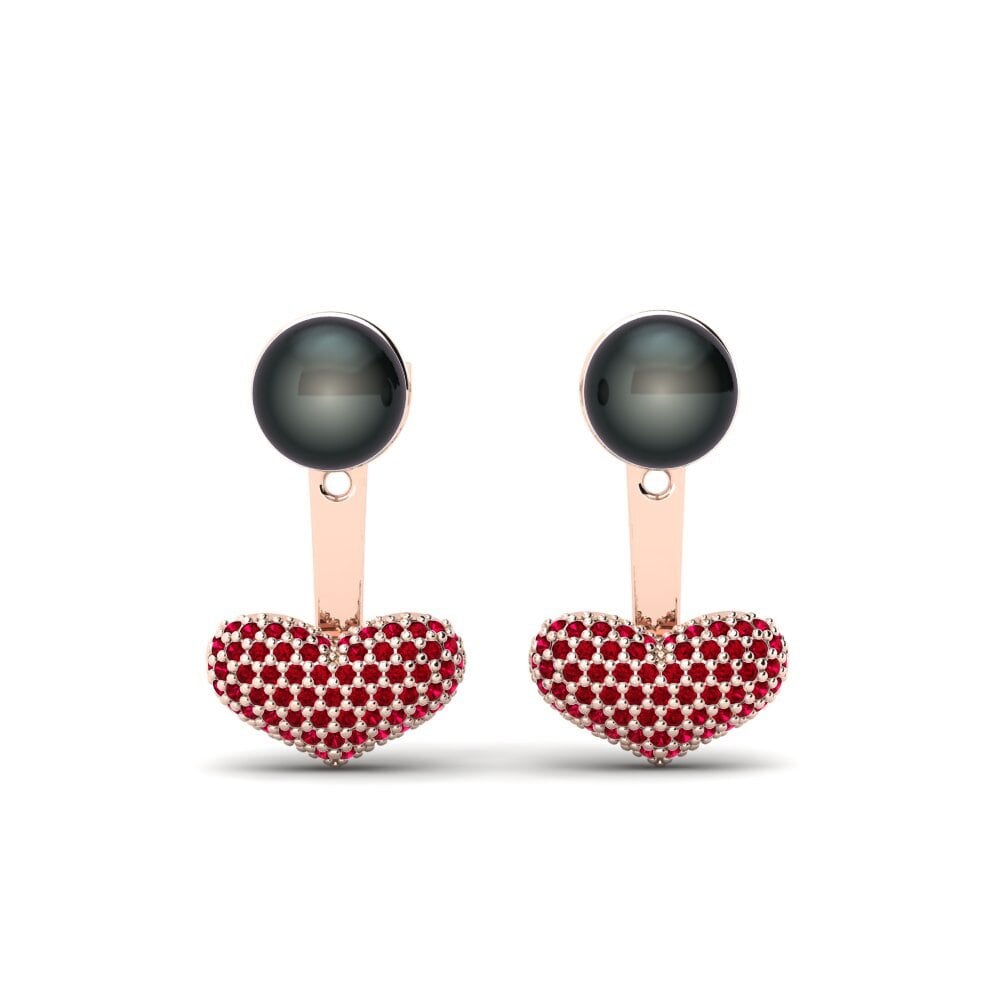 Red Zirconia Women's Earring Aahkyit