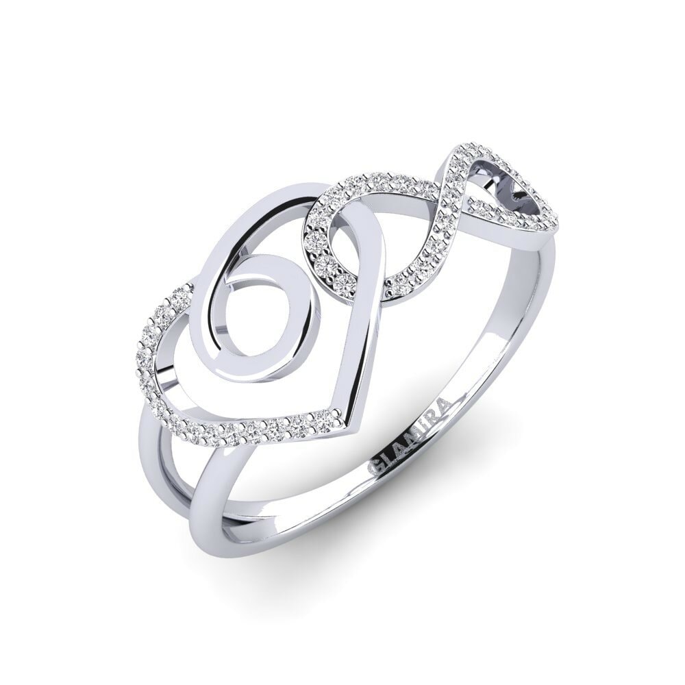 18k White Gold Ring Amados