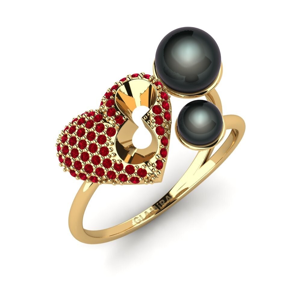 Red Zirconia Ring Amatus