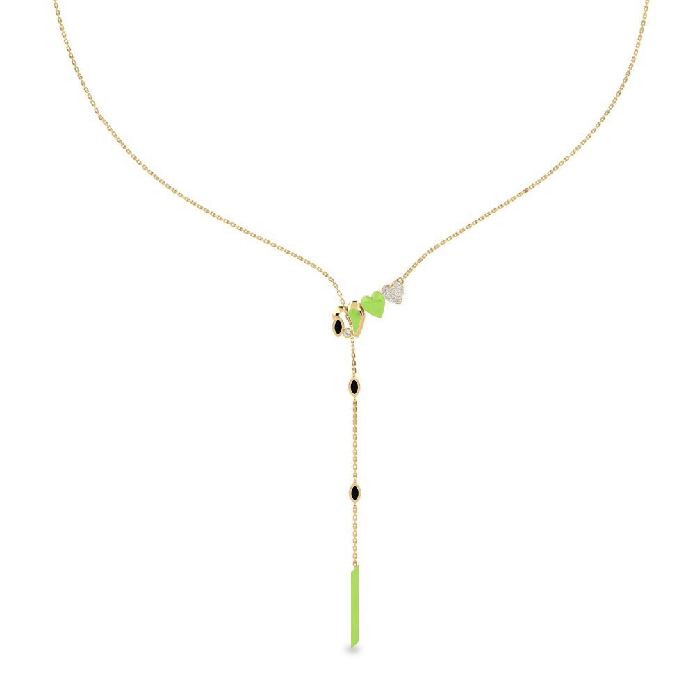 Black Sapphire Women's Necklace Amorameris