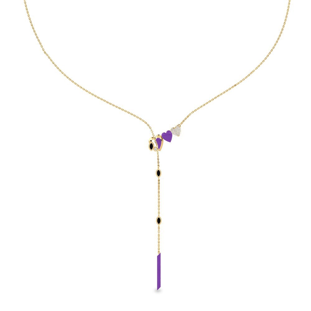 Black Diamond Women's Necklace Amorameris