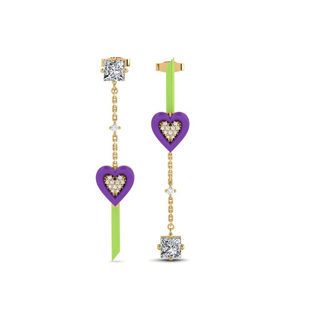 Pendientes Circonita Gotas y cuelgan