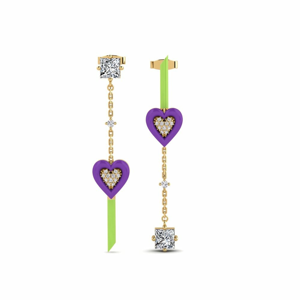 Zirkoon Dames Oorbellen Amorediverso