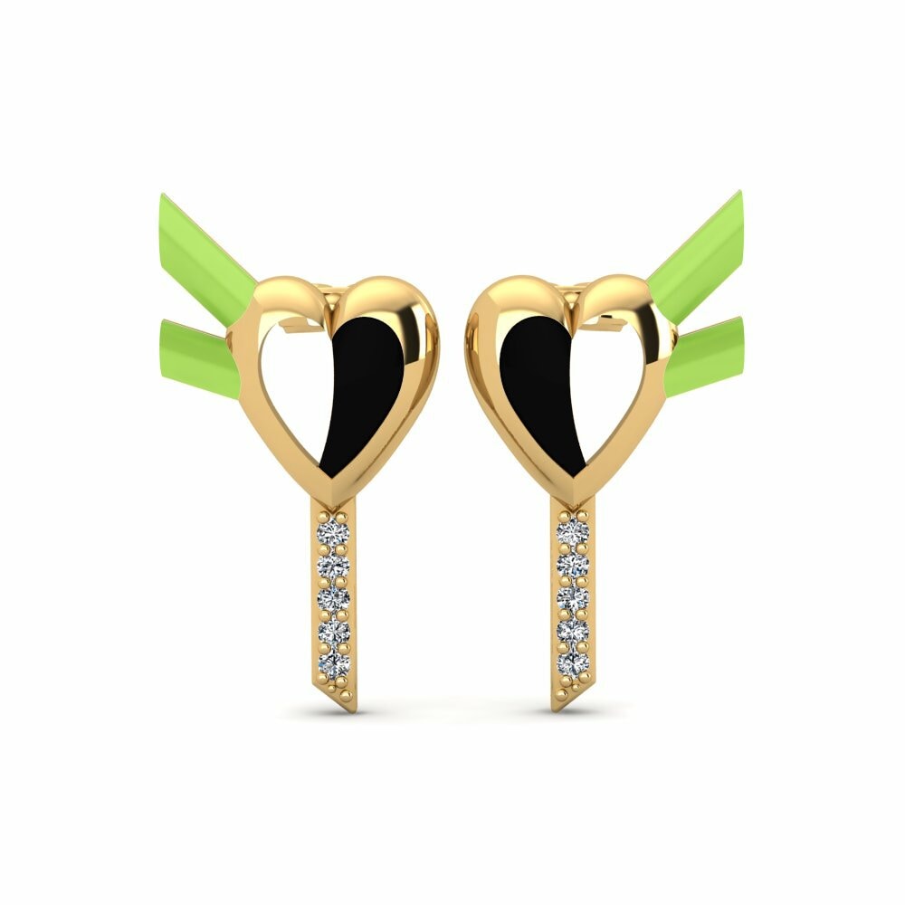 Zirkoon Dames Oorbellen Amoregemello