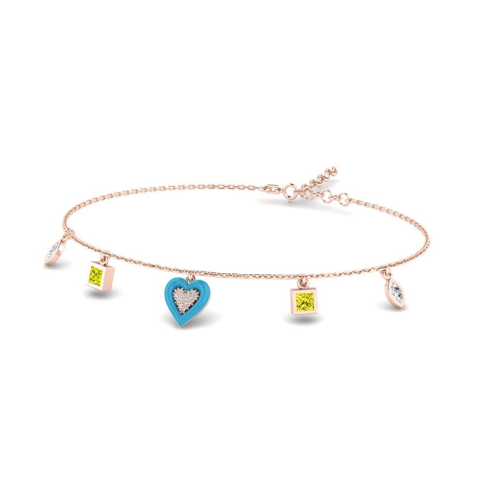 イエローダイヤモンド 女性ブレスレット Contelove