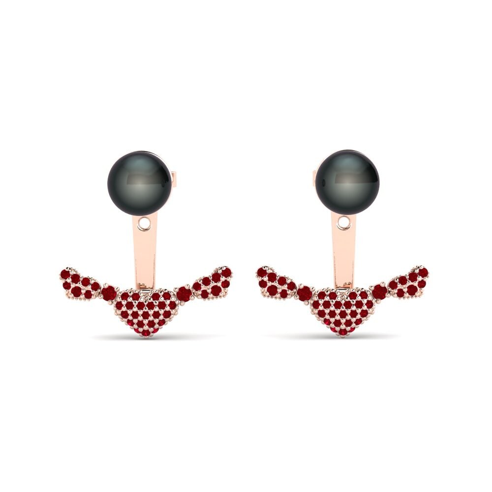 Red Zirconia Women's Earring Dashurin