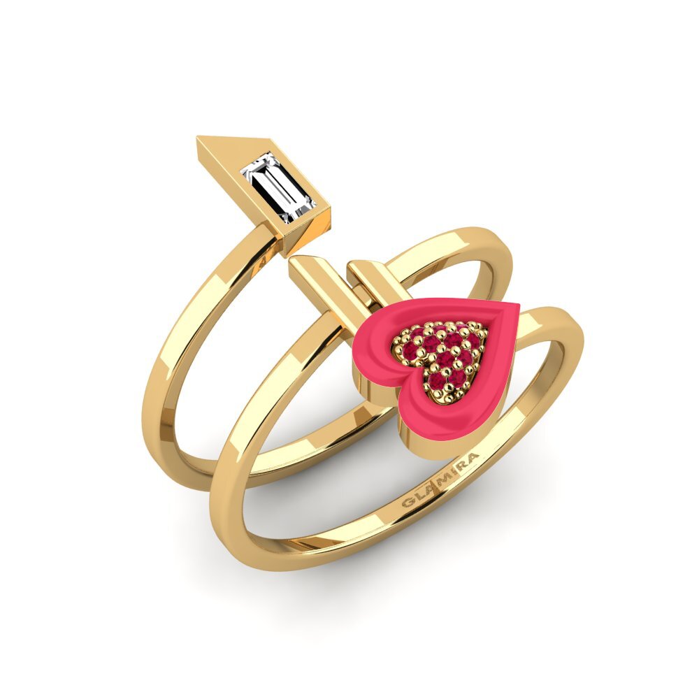 Moissanita Anillo Estetico