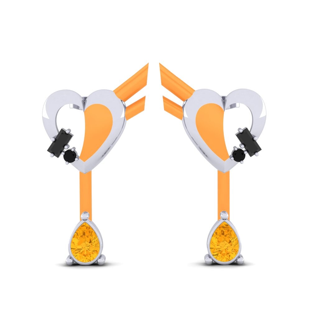 Citrine Women's Earring Hoffnung B