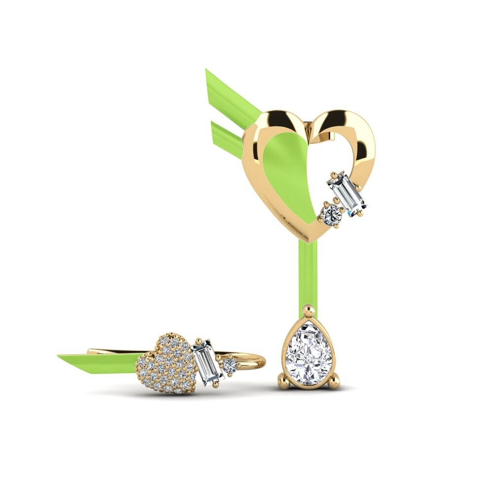 Climber Diamond Earrings
