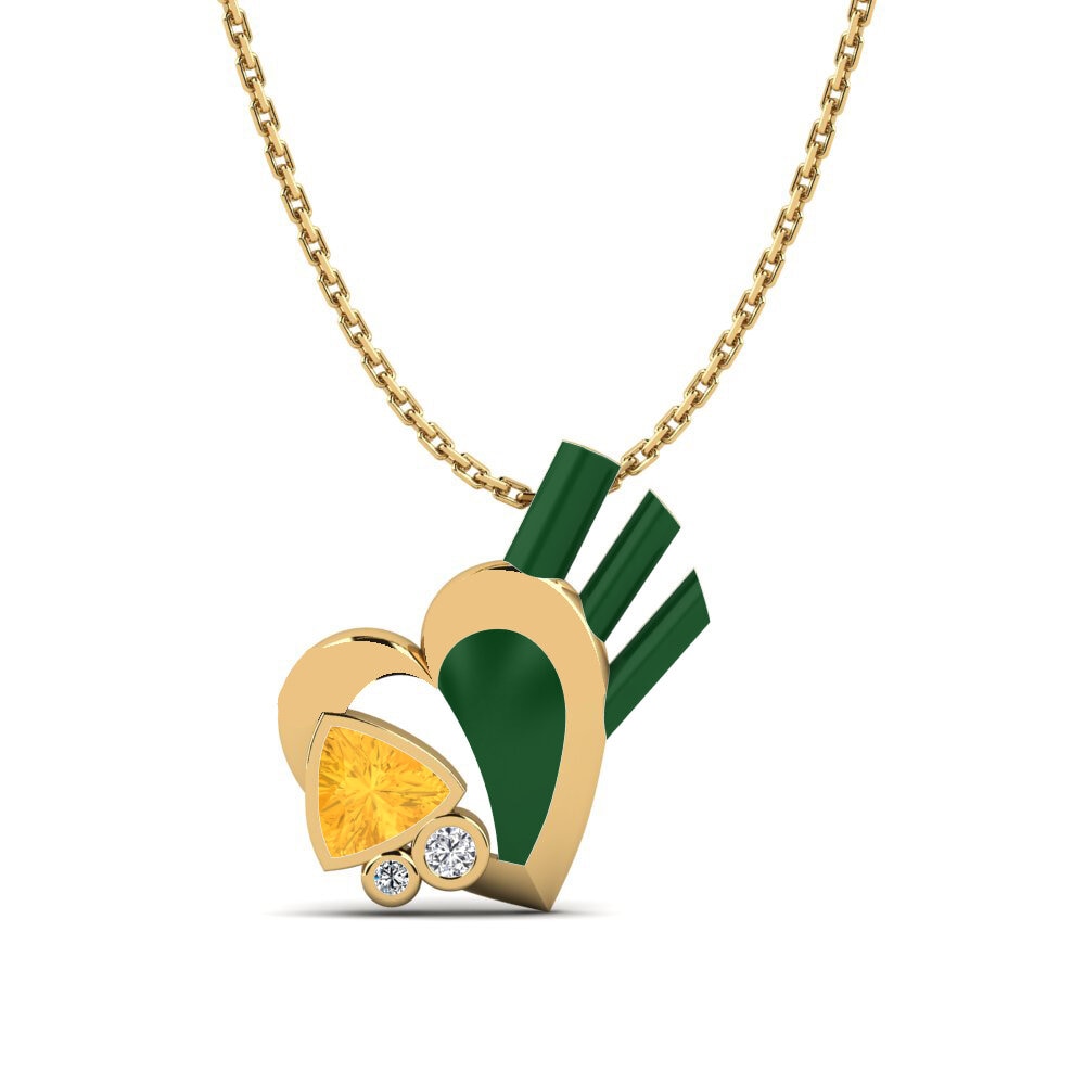 Citrine Women's Pendant Immense