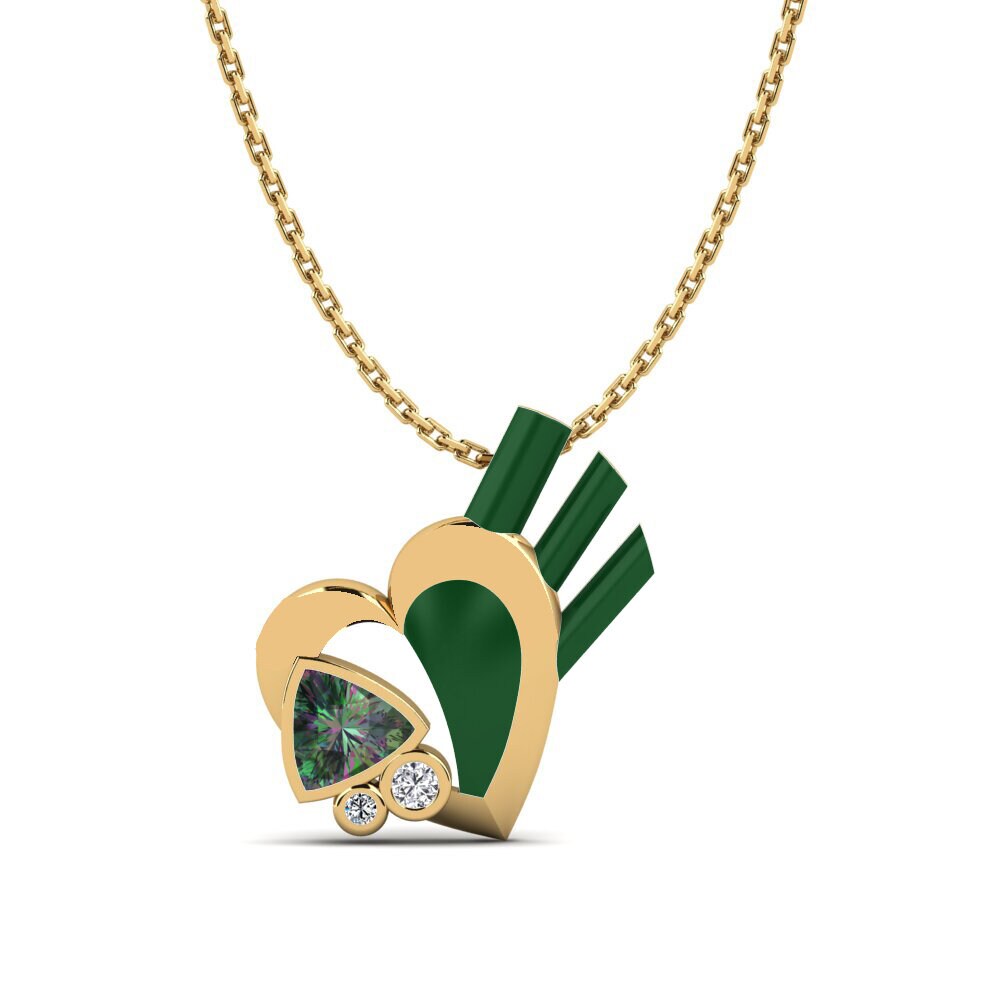 Mystic Topaz Women's Pendant Immense