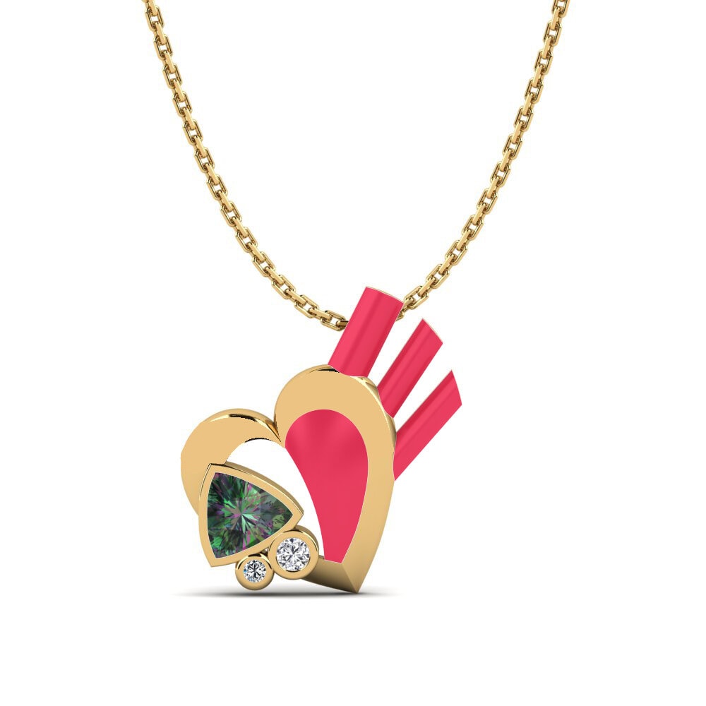 Mystic Topaz Women's Pendant Immense