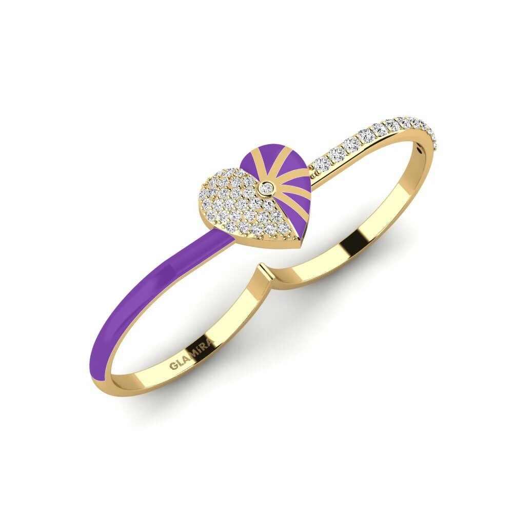 Moissanite Ring Lavender